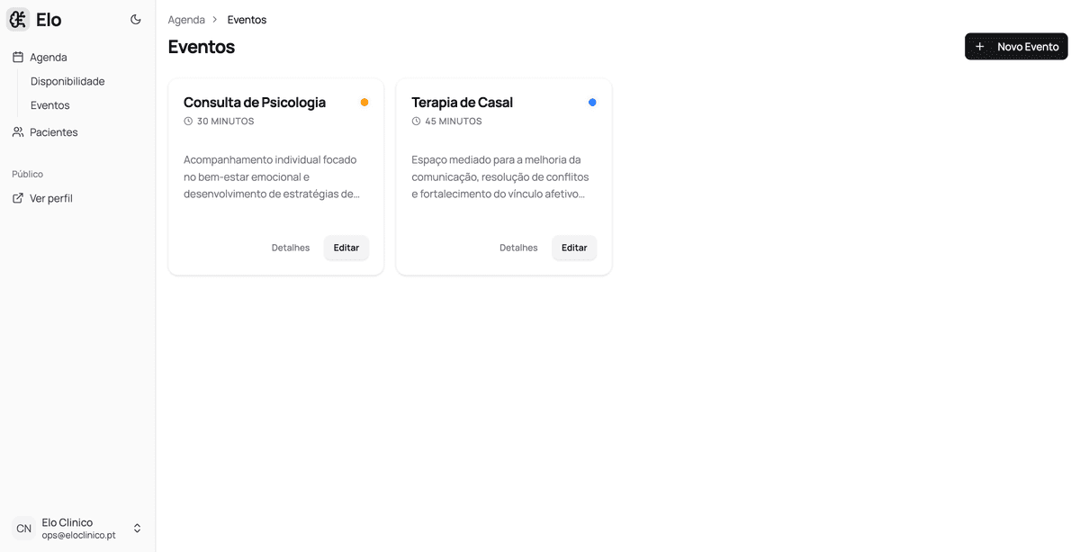 Elo Configuração de Consultas